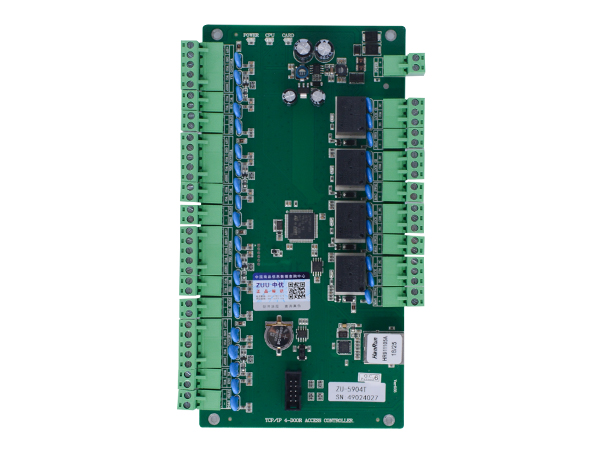 ZU-5904四门网络门禁控制板接线说明